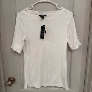Ralph Lauren Classic White Short Sleeve Tee
